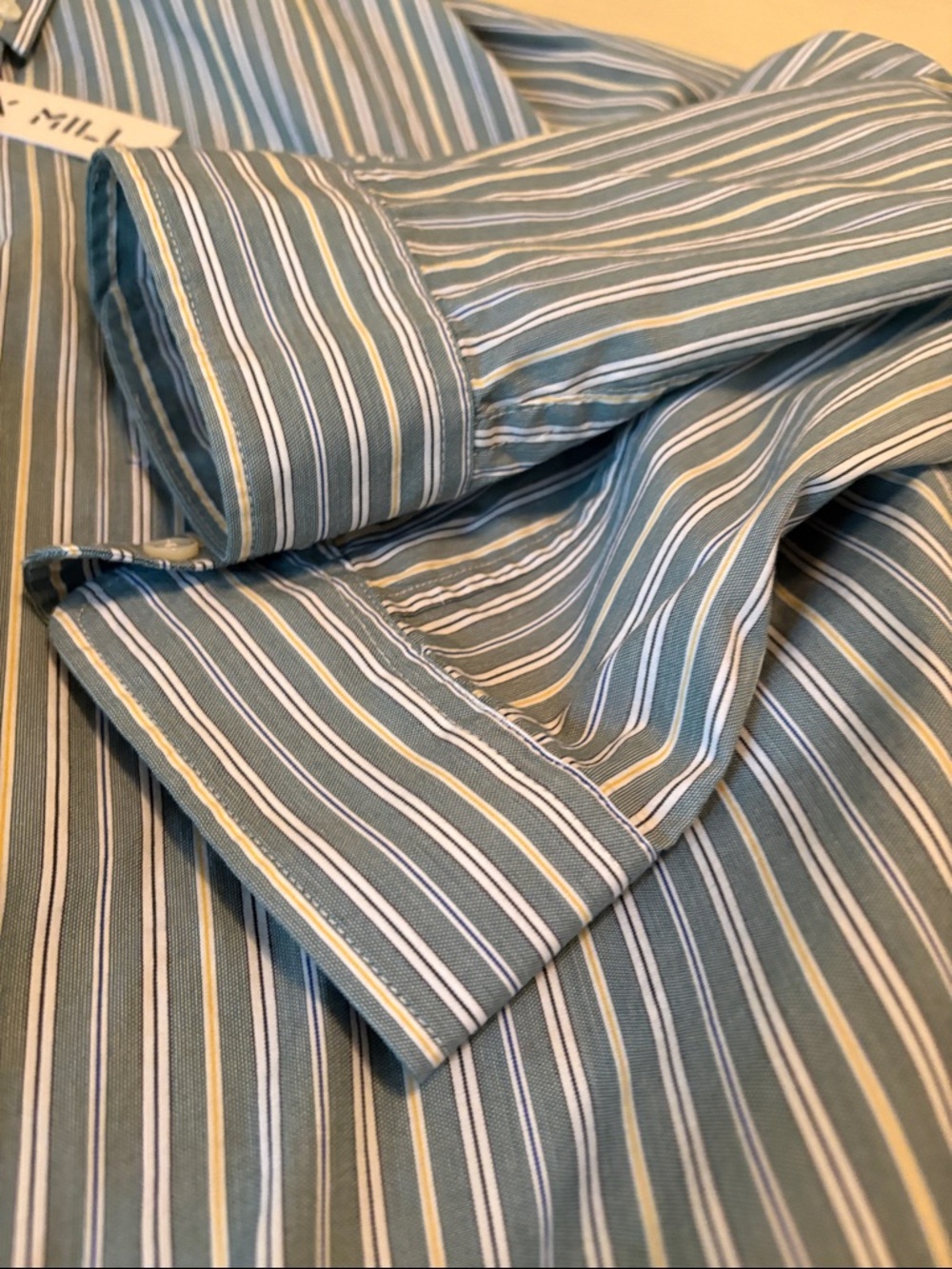Alex Mill Green Stripe Button Down NWT - Picture 7 of 8